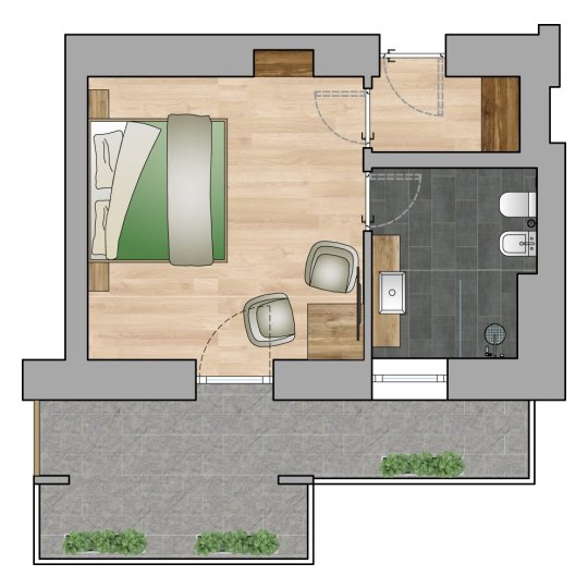 Wellnesshotel Alpenflora - Doppelzimmer Classic