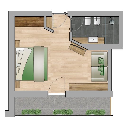 Wellnesshotel Alpenflora - Doppelzimmer Classic