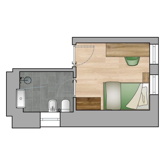 Wellensshotel Alpenflora - Single Stay